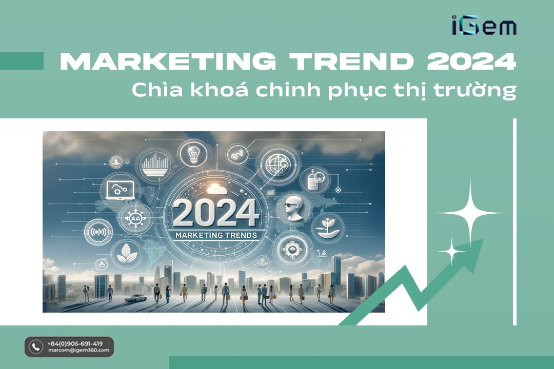 MARKETING TREND 2024: TOP 3 CHÌA KHÓA CHINH PHỤC THỊ TRƯỜNG
