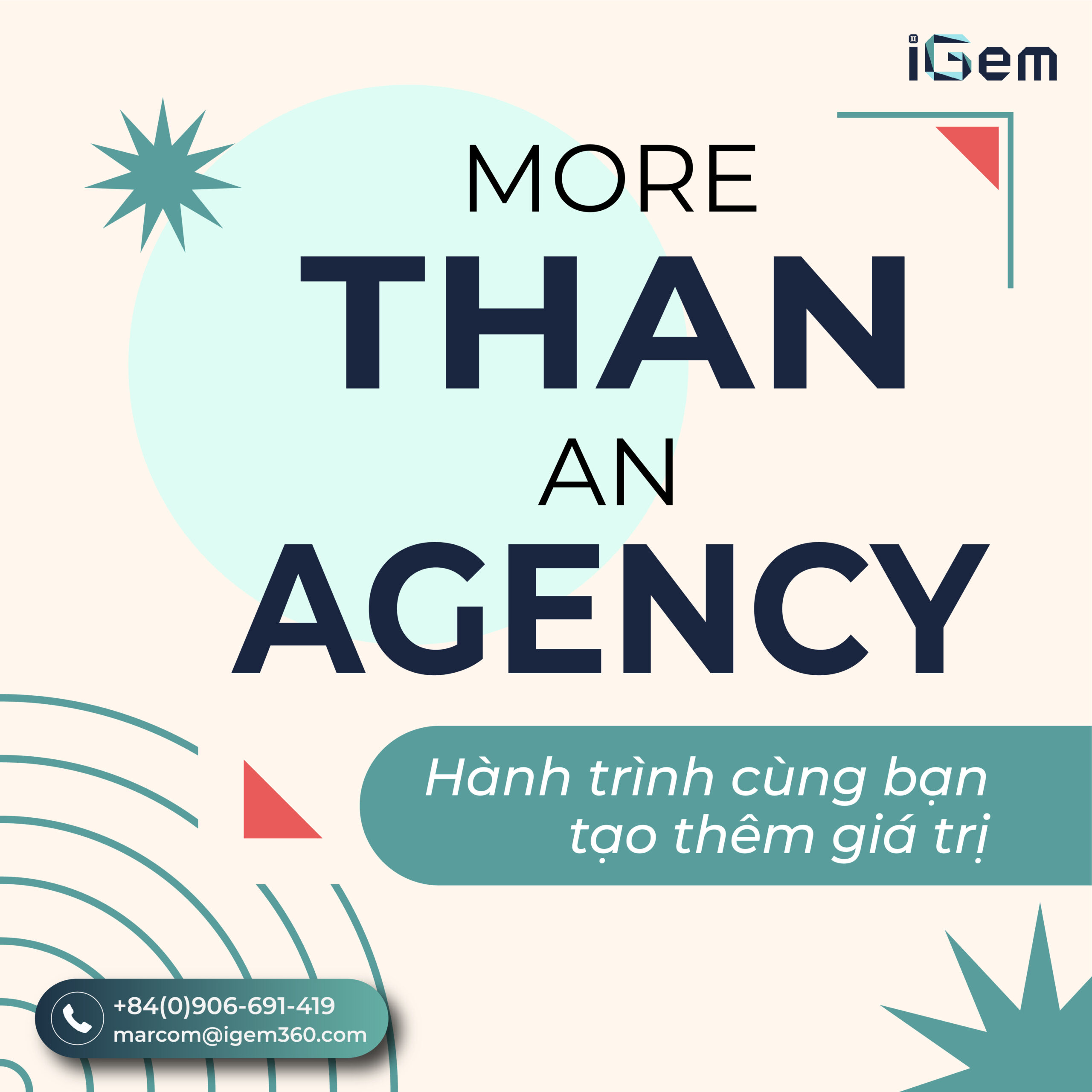 iGEM – MORE THAN AN AGENCY