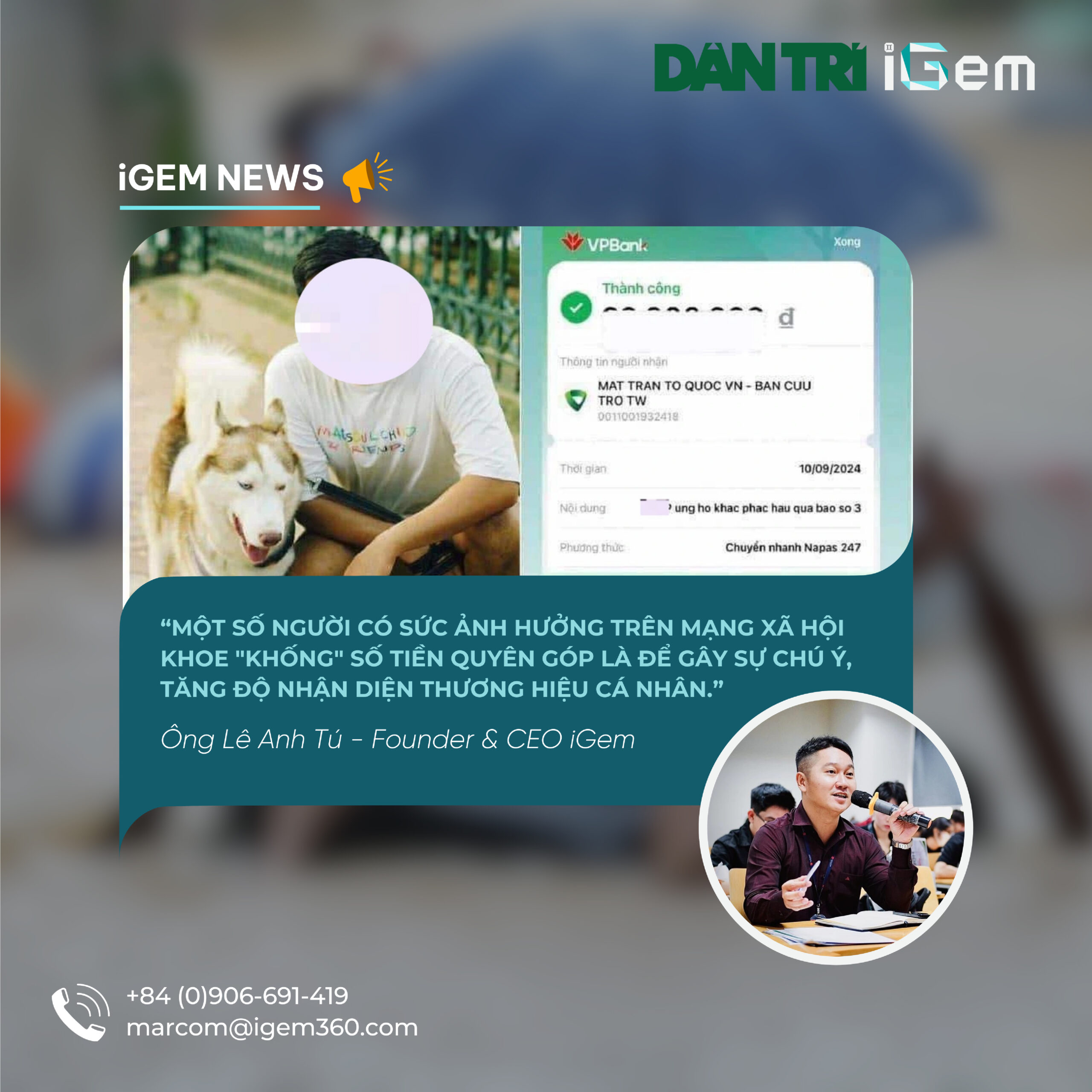 TRƯỚC HIỆN TƯỢNG “PHÔNG BẠT” ĐANG PHỦ SÓNG, CHUYÊN GIA iGEM CÓ NHẬN ĐỊNH NHƯ THẾ NÀO?