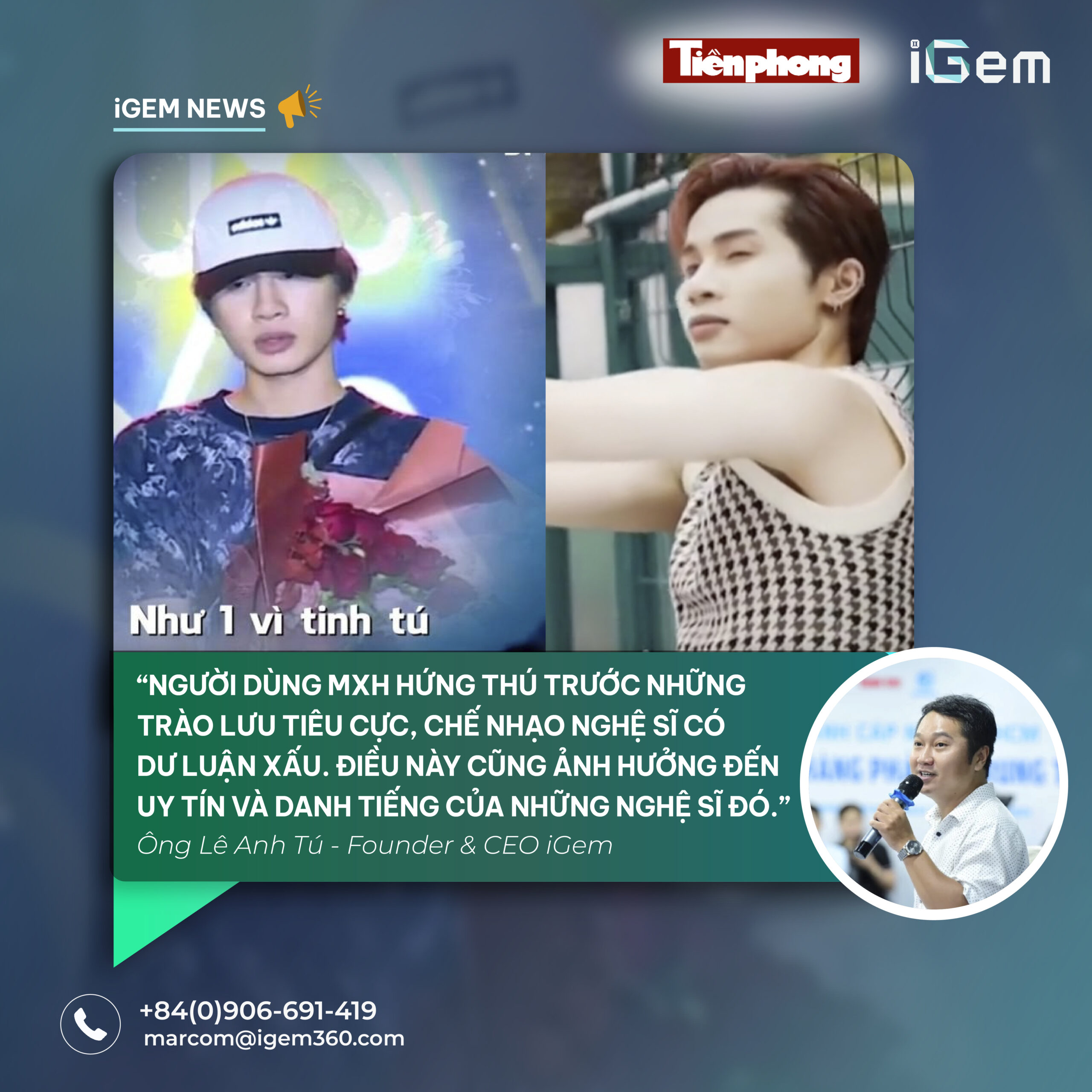 TRÀO LƯU MẠNG XÃ HỘI TỪ NGHỆ SĨ CÓ DƯ LUẬN XẤU: CHUYÊN GIA NHẬN ĐỊNH GÌ?