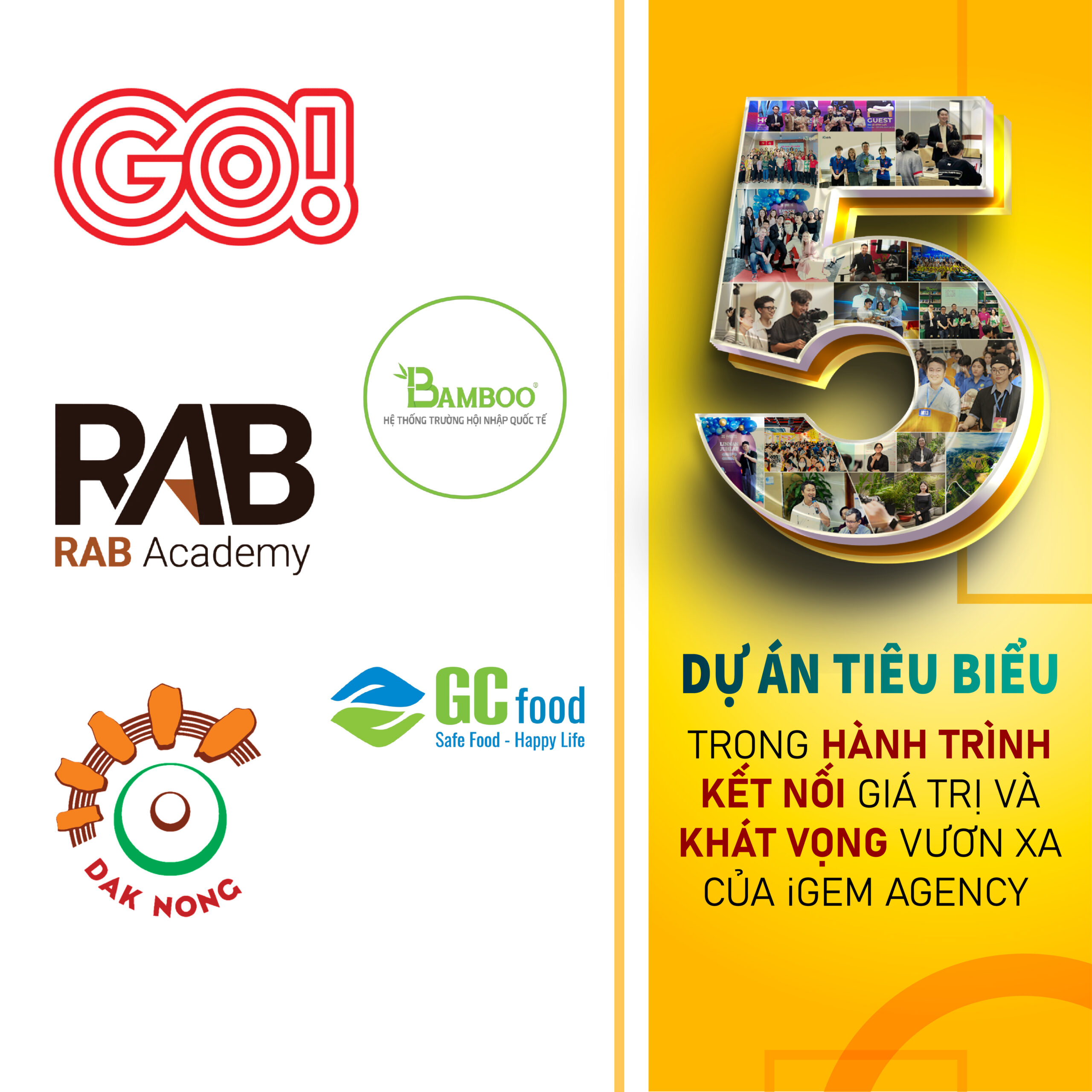 NHÌN LẠI 5 DỰ ÁN TIÊU BIỂU TRONG HÀNH TRÌNH KẾT NỐI GIÁ TRỊ VÀ KHÁT VỌNG VƯƠN XA CỦA iGEM AGENCY